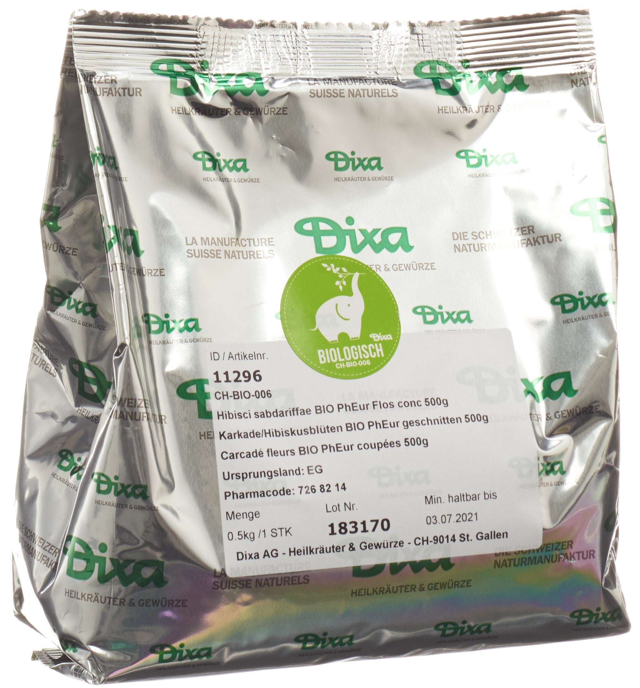 #Grösse_Beutel 500 g