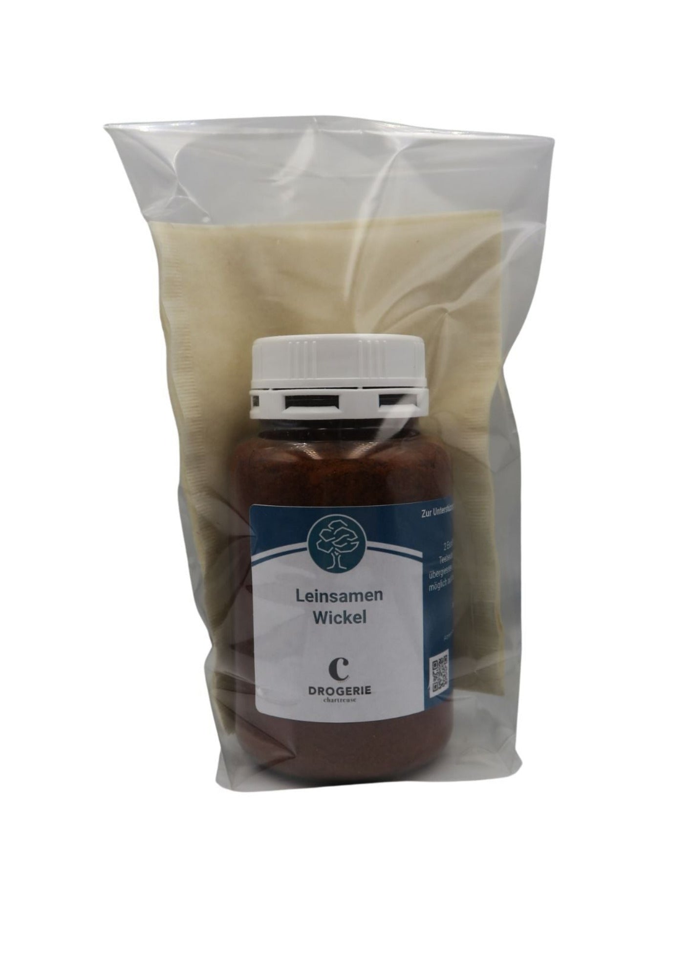 Chartreuse Wickel Leinsamenmehl 100g plus 6Teebeu